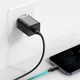 Сетевое зарядное устройство Baseus 20W Super Si Type-C 3A c кабелем Type-C to Lightning 1м Black - изображение 4
