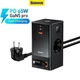 Мережевий зарядний пристрій BASEUS PowerCombo Digital PowerStrip 65W 1,5 м - зображення 5