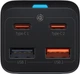 Мережевий зарядний пристрій BASEUS GaN3 Pro Desktop Fast Charger 2U+2C 65W Black (CCGP040101) - зображення 4