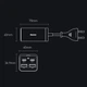 Мережевий зарядний пристрій BASEUS GaN3 Pro Desktop Fast Charger 2U+2C 65W Black (CCGP040101) - зображення 9