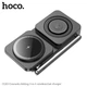 Зарядка бездротова складана Qi 3in1 Wireless Charger HOCO CQ10 |22.5W, Watch/Airpods/Phone| Док станція Black - зображення 3