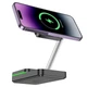 Зарядка бездротова складана Qi 3in1 Wireless Charger HOCO CQ10 |22.5W, Watch/Airpods/Phone| Док станція Black - зображення 5