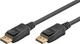 Кабель монітора-сигнальний Goobay DisplayPort M/M 5.0m v2.1 10K@30Hz 19pin Gold чорний(75.06.4865) - зображення 1