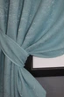 Комплект коротких штор VR-Textil Лен мрамор Pavliani № 1371ш 130х170 см 2 шт Темно-голубой (35-0060) - изображение 4
