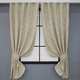 Комплект коротких штор VR-Textil Льон мармур Pavliani № 1368ш 130х170 см 2 шт Бежево-сірий (35-0058) - зображення 1