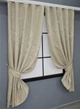 Комплект коротких штор VR-Textil Льон мармур Pavliani № 1368ш 130х170 см 2 шт Бежево-сірий (35-0058) - зображення 2