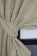Комплект коротких штор VR-Textil Льон мармур Pavliani № 1368ш 130х170 см 2 шт Бежево-сірий (35-0058) - зображення 4