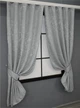 Комплект коротких штор VR-Textil Льон мармур Pavliani № 1179ш Сірий 130х170 см 2 шт (35-0067) - зображення 2
