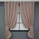 Комплект коротких штор VR-Textil Лен мрамор Pavliani № 1174ш Пудровый 130х170 см 2 шт (35-0066) - изображение 1