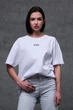 Жіноча Оверсайз Футболка З Принтом Without 1702 L/XL White - изображение 1