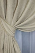 Комплект штор на люверсах VR-Textil Лен мрамор Pavliani № 1368ш 150х250 см 2 шт Бежево-серый (37-0045) - изображение 5