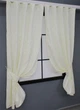 Комплект коротких штор VR-Textil Лен мрамор Pavliani № 1172ш Кремовый 130х170 см 2 шт (35-0068) - изображение 2