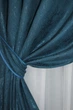 Комплект штор на люверсах VR-Textil Лен мрамор Pavliani № 1365ш 150х250 см 2 шт Синий (37-0050) - изображение 5