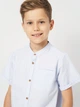 Детская рубашка для мальчика Minoti 17SHIRT 20 40868JNR 104-110 см Голубая (5063025292329) - изображение 4