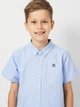 Детская рубашка для мальчика Minoti 17SHIRT 21 40869JNR 92-98 см Голубая (5063025292442) - изображение 4