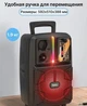 Портативная беспроводная Bluetooth акустическая система HOCO BS37 Dancer Outdoor Wireless Speaker колонка чемодан с микрофоном | BT5.0, 15W, USB/AUX/TWS/FM | Черный - изображение 14