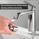 Насадка на кран аэратор Faucet splash head металлическая накладка для смесителя с двумя режимами напора - изображение 10