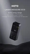 Лазерний цифровий далекомір з рівнем Xiaomi HOTO Laser Measure ECO 7 (50 метрів) - зображення 2