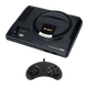 Набір Консоль Sega Mega Drive 1 16xx-xx Europe Black Б/У + Геймпад Дротовий RMC MD2 SJ-6000 - зображення 1