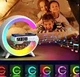 Світильник будильник з Bluetooth-динаміком домашня звукова модель15 У зарядний пристрій RGB 40 - зображення 4