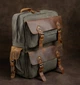 Туристический рюкзак canvas Vintage 20107 болотный - изображение 2
