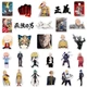 Набір вінілові наклейки стікери на авто телефон ноутбук аніме One-Punch Man Ванпанчмен 10шт - зображення 5