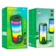 Колонка Bluetooth BOROFONE BR33 портативна бездротова BT5.0, 10W, USB, TF, AUX, FM RGB підсвичування Зелений - изображение 2