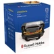 Мультимейкер Russell Hobbs, 750Вт, комплект-3 пластини, алюміній, корпус-нержав.сталь, пластик, чорн - зображення 10