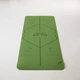 Коврик для йоги Marjari Yoga Basic 183x61x0.6 cм Green Lotus - изображение 1