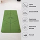 Коврик для йоги Marjari Yoga Basic 183x61x0.6 cм Green Lotus - изображение 2