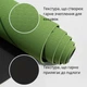 Коврик для йоги Marjari Yoga Basic 183x61x0.6 cм Green Lotus - изображение 4