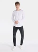 Лонгслив мужской Colin's CL1065872-OFW XS Белый (8683197800848) - изображение 3