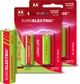 Батарейки щелочные Euroelectric AA LR6 1.5 V blister 4 шт (BL-AA-EE(2)(2)) - изображение 1