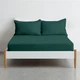 Простынь на резинке Cosas Детская Dark Green 60х120х12 см (4822052093948) - изображение 3
