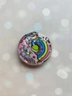 Держатель для смартфона / планшета попсокет Popsocket с плавающими блестками (Макарун) - изображение 2