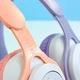 Беспроводные наушники с кошачьими ушками QC-11 Cat Ear Сиреневый - изображение 3