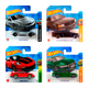 Набір Машинка Базова Hot Wheels '17 Audi RS 6 Avant Wagons 1:64 HKH69 Green + Машинка Базова '89 Mercedes-Benz 560 SEC AMG Black + Машинка Базова BMW i8 Roadster Silver + Машинка Базова Porsche 911 GT3 Red - зображення 1