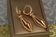 Серьги подвески Xuping Jewelry фонарик 4,2 см золотистые - изображение 2