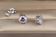 Сережки гвоздики Xuping Jewelry на шість кріплень 9 мм сріблясті - зображення 2