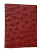 Візитниця зі шкіри страуса Ekzotic Leather Червона (och02) - зображення 1