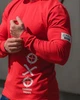 Чоловічий джемпер із лаконічним написом Носи своє 44 Червоний (p-10392-111551) - зображення 3