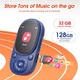MP3 плеер Benjie A11 Bluetooth 5.3 Hi-Fi 32Gb с клипсой синий - изображение 5