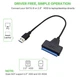 Кабель перехідник USB to SATA 3 до 6 Гбіт black для 2,5" HDD / SSD дисков (зовнішня кишеня) - зображення 2