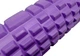 Масажний ролик EasyFit Grid Roller 33 см v.1.1 Фіолетовий піна EVA з масажною 3D поверхнею - зображення 2