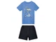 Піжама (футболка і шорти) для хлопчика Lupilu LIDL 372795-н 098-104 см (2-4 years) синій - зображення 1