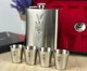 Набор подарочный фляга с рюмками VexShop Герб Украины 9oz подарок мужчине, 4 рюмки и фляга (61006-colos) - изображение 3