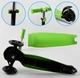 Дитячий самокат Best Scooter PL-315. Сидіння, батьківська ручка, 3 PU колеса з підсвічуванням. Зелений - зображення 7