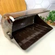 Коричневая пластиковая хлебница с откидной крышкой NEW - изображение 1