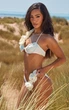Плавки кремового кольору декоровані квітами з тканини M PrettyLittleThing - зображення 2