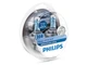 Галогенка H4 12V 60/55W 4200K+60% White Vision Ultra+W5W Blue 2шт Philips Box-2шт 12342WVUSM - зображення 3